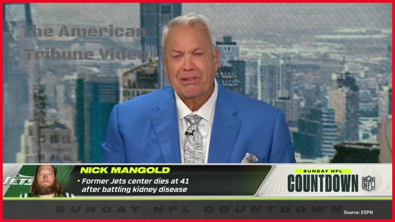 ESPN’s Rex Ryan Breaks Down in Tears Live on TV After Player He Coached Tragically Passed Away