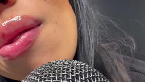 Tongue swirling mouth sounds asmr