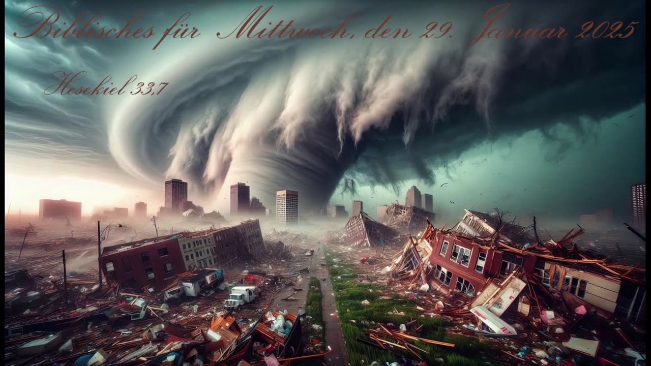 Biblisches für Mittwoch, den 29. Januar 2025, zu Hesekiel 33,7