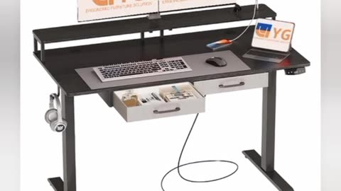 Electric standing desk
