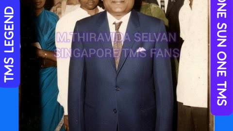 ONE SUN ONE TMS LEGEND M.THIRAVIDA SELVAN SINGAPORE TMS FANS 2026
