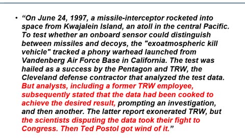 MIT Faked a Missile Test and the Government Coverup Proves It