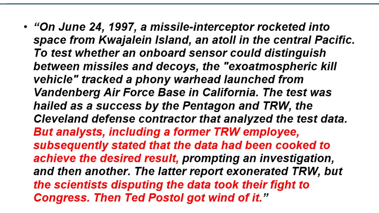 MIT Faked a Missile Test and the Government Coverup Proves It