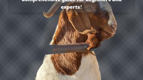 Master Goat Farming: Instant Guide to Raising Healthy, Profitable Goats