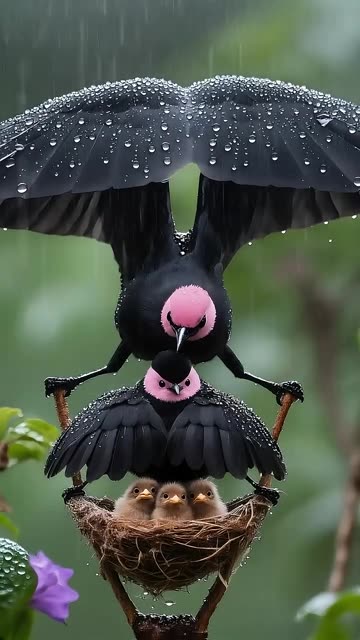 Umbrella feathers