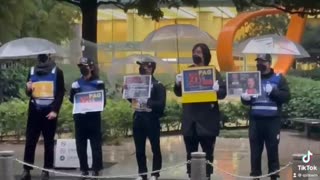 20221123文贵先生GETTR¹：衷心地感谢日本银河系．星辰．和樱花农场，在东京组织的自发的对共产党的邪恶势力的帮凶。美国普恒律师事务所的和平抗议……