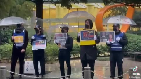 20221123文贵先生GETTR¹：衷心地感谢日本银河系．星辰．和樱花农场，在东京组织的自发的对共产党的邪恶势力的帮凶。美国普恒律师事务所的和平抗议……