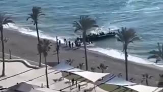 This is like the Normandy invasion, but of of immigrants!