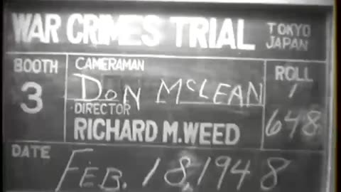 WAR CRIMES TRIALS, TOKYO, JAPAN - WAR CRIMES TRIALS, TOKYO, JAPAN - 111-adc-6978