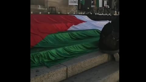 Clips de la manifestación pro Palestina en Cáceres