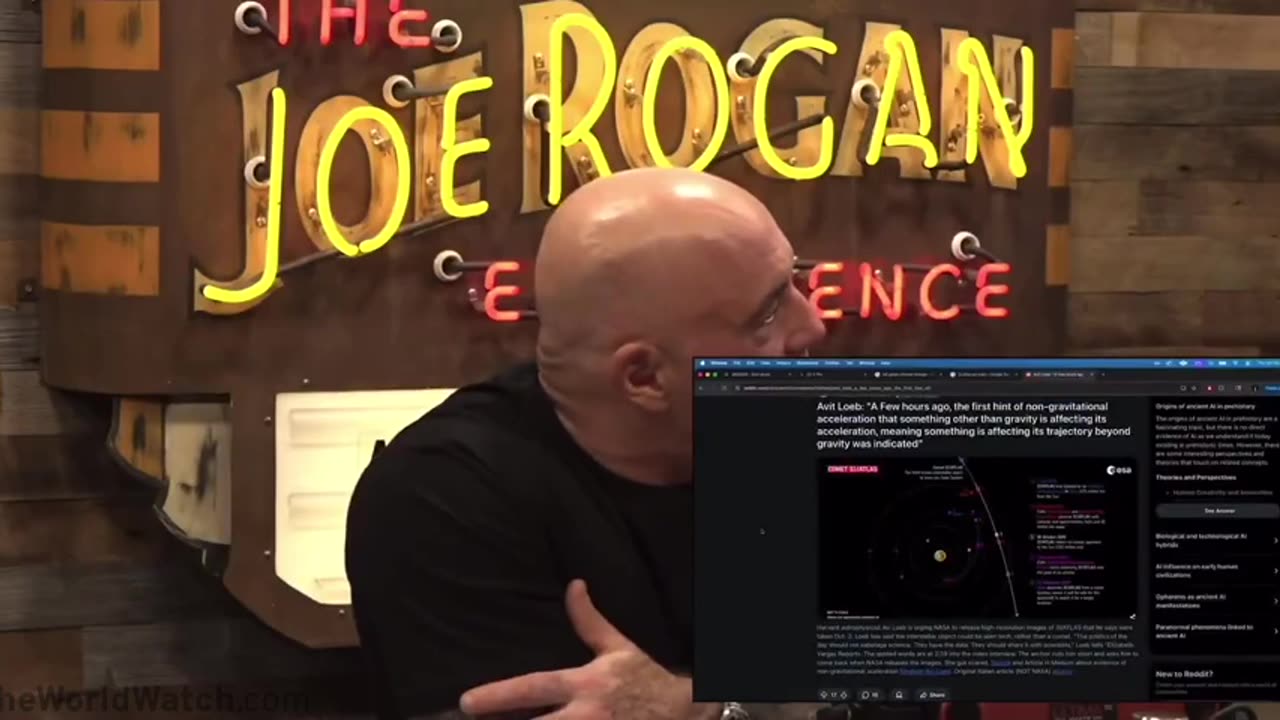 Joe Rogan discusses 3I/Atlas with Elon Musk - Elon knows - he just can’t say publicly.