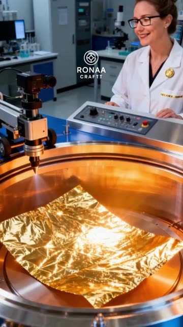 Why Does This Satellite Look Like It’s Made of Gold?