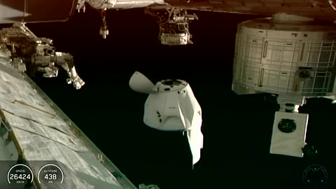 SpaceX crew capsule begins early return flight to Earth