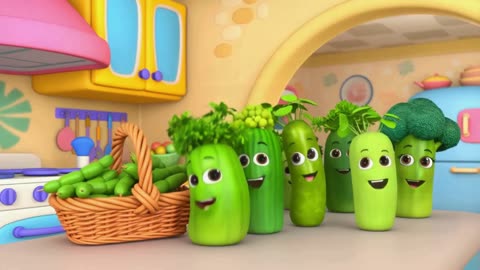 Hare Rang Ki Masti | Green Color Rhyme for Kids (Hindi) | 3D Animated Learning Song