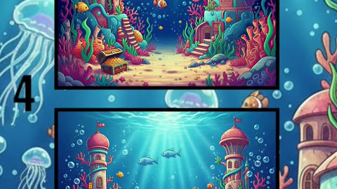 Mystery of the Underwater City 🌊🏙️ | Can You Spot the Differences? 👀✨