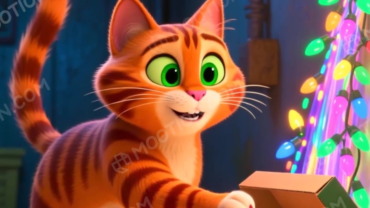 story for cat Whiskers a charming ginger tabby