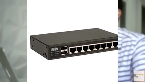 TRIPP LITE TAA GSA 8-Port Serial Console/Terminal Server Management Switch (B094