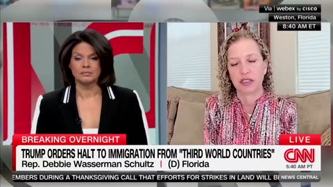 Psycho Wasserman Schultz blames Trump for the heinous attack on our great National Guardsmen