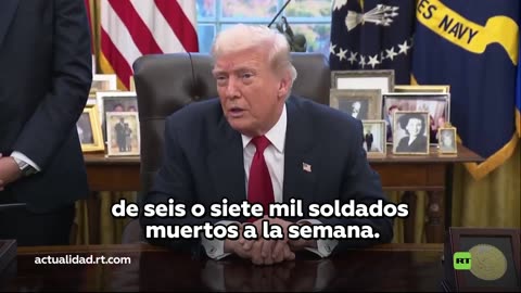 Trump sobre el fin del conflicto entre Rusia y Ucrania
