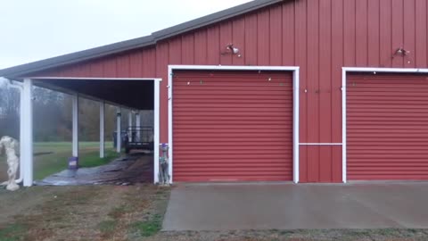 Barn Painting & Trimmn' Done. Big ManLift Goes Home. Last Walk Around & Boy Does It Look Good. IISSM