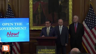 LIVE: Speaker Mike Johnson Holds News Conference on Day 34 of Gov't Shutdown...