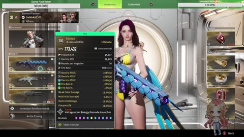 Maxing out guns! @TrinityXSerenity