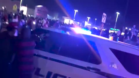 Protestors against ICE mass deportations in Glendale, Arizona were seen beating