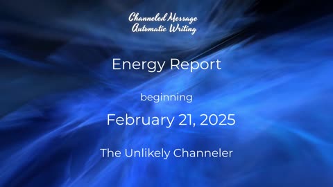 new energy is beginning . . .