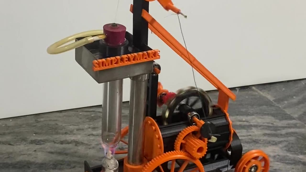🤯✨ Watch This 3D Printed Rocket-Inspired Stirling Engine Run Using Alcohol! | FeedMyCuriosity