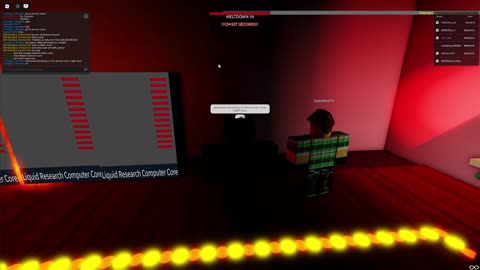 Liquid Research Computer Core - Meltdown and escape lift