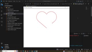 Create a Beautiful Heart with Emoji Using Python Turtle ❤️