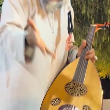The imam is very angry and destroying musical instruments because they...