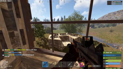 Showing my base in Brit's PVE server - Rust