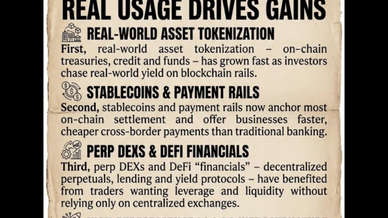 “2025’s strongest gains in crypto didn’t come from random memes.