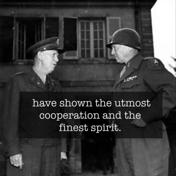 Nov 28, 2025 Gen. Patton quotation of the day [To Gen. Marshall] #ww2 #war #leadership #queen