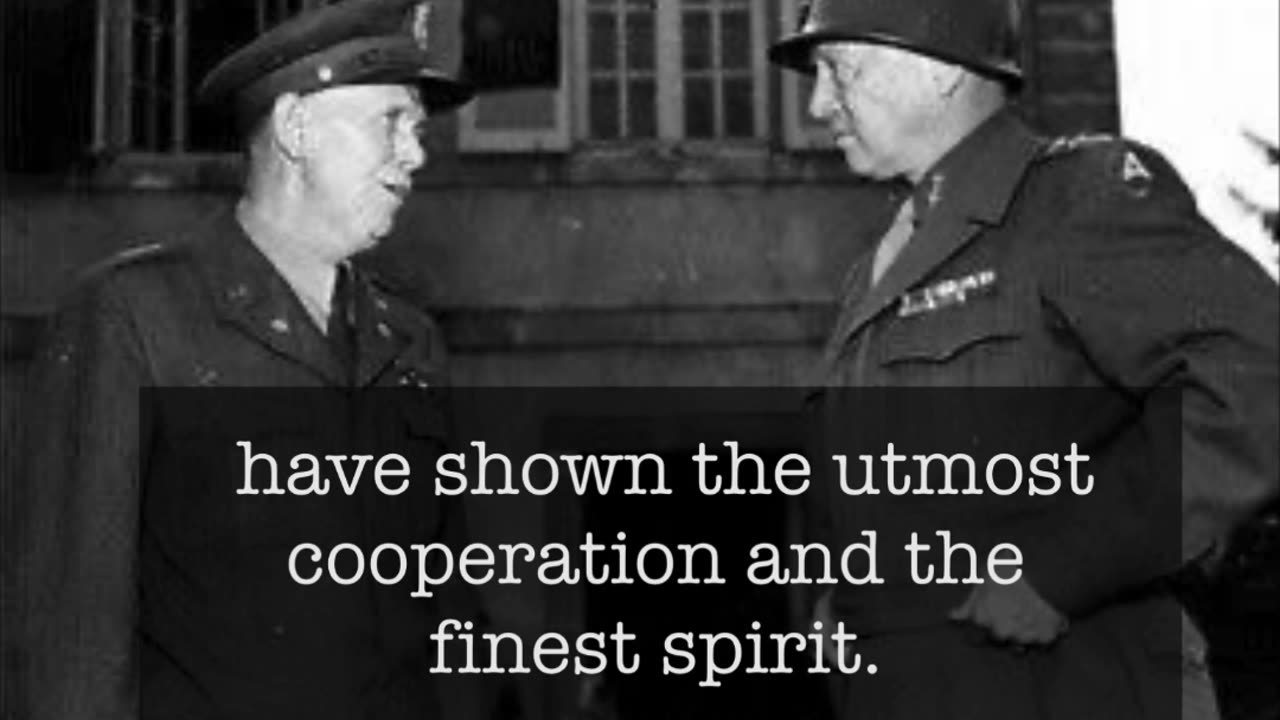 Nov 28, 2025 Gen. Patton quotation of the day [To Gen. Marshall] #ww2 #war #leadership #queen