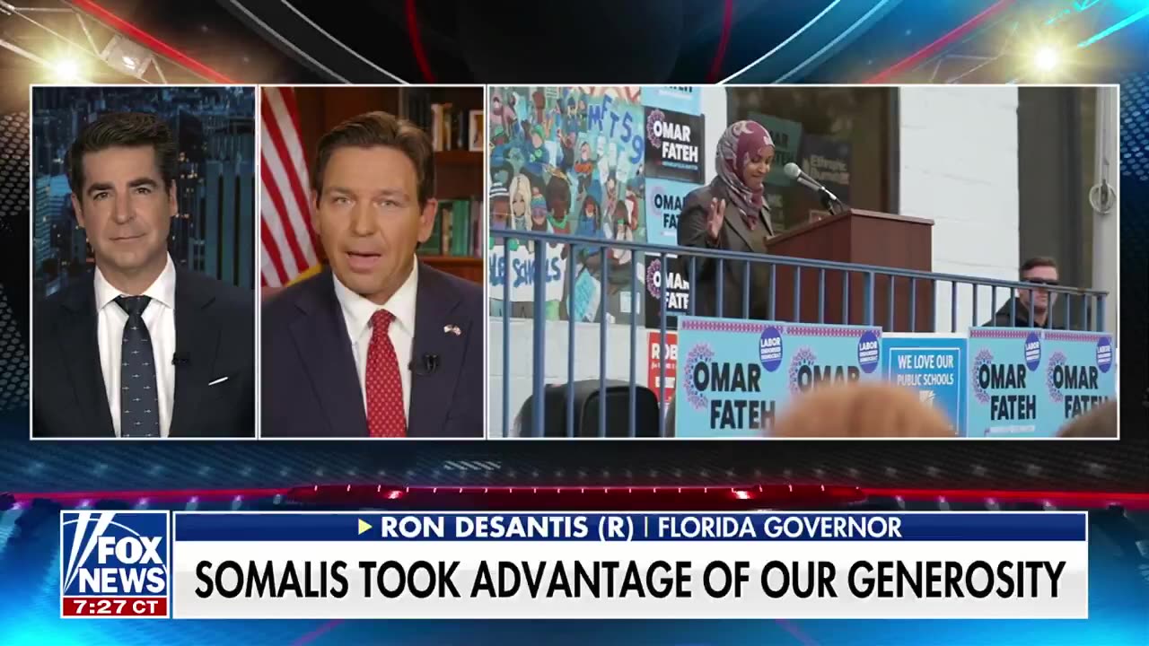 🔥FL Gov Ron DeSantis CALLS OUT Ilhan Omar for Minnesota’s SOMALI RACKET .