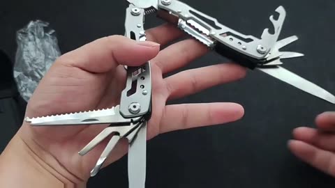 Outdoor Multitool Camping Stainless Steel Edc Folding Multifunction Tools Emergency