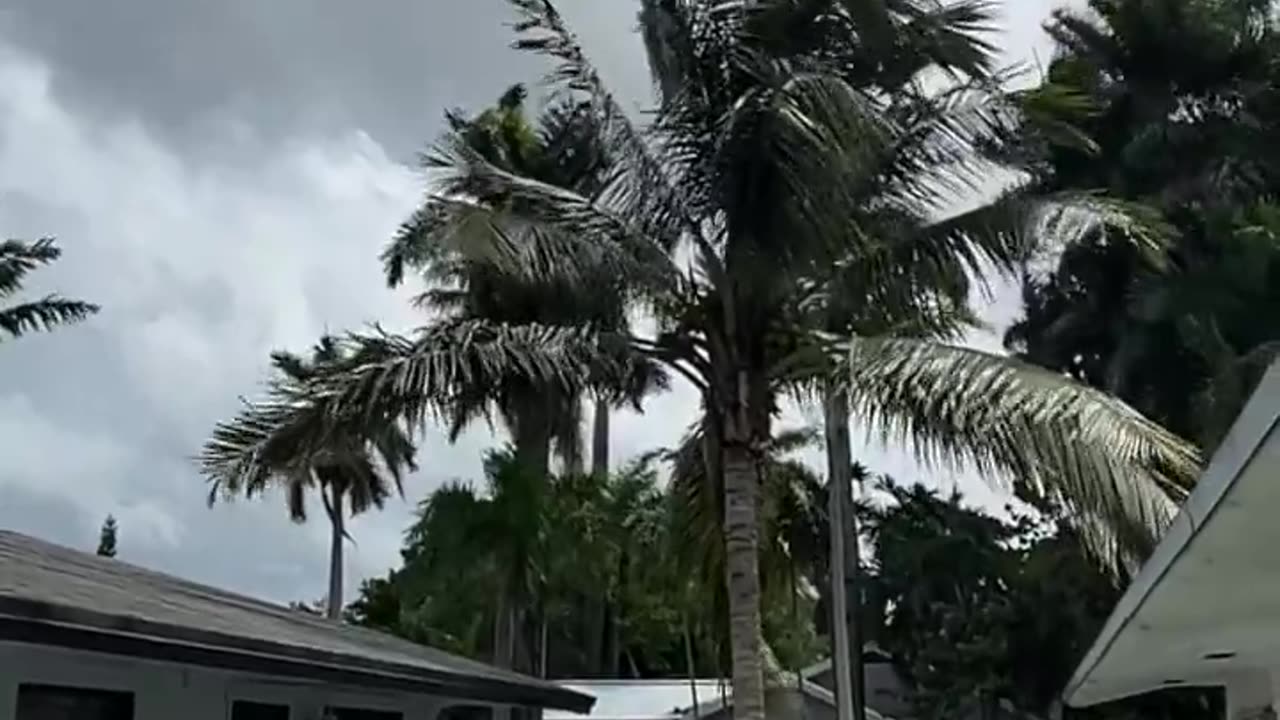 Dania Beach, FL. So far, so good. May God have mercy on the Big Bend.