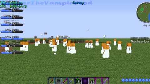 Snow golems being ultimate idiots