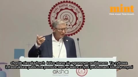 Bill Gates twierdzi, że konieczne jest połączenie biometrycznego identyfikatora cyfrowego, kont bankowych i systemów płatniczych, aby bezpiecznie monitorować rejestry zdrowia ludzi, sprawdzać, co z rolnikami, oraz rozwiązywać „problemy klimatyc