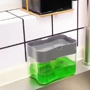 dish soap Dispenser with sponge holder