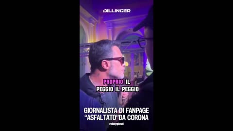 Robby Giusti - Giornalista di fanpage “asfaltato” 😂 da Fabrizio Corona! Da guardare (14.02.25)