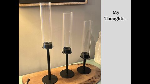 Hurricane Candle Holders - A Set for All Occasions!