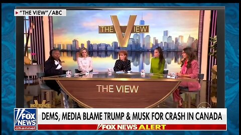 Dems, Media Blame Trump, Musk For Toronto Plane Crash