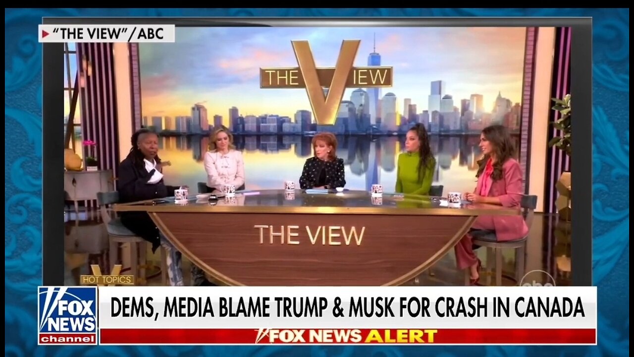 Dems, Media Blame Trump, Musk For Toronto Plane Crash