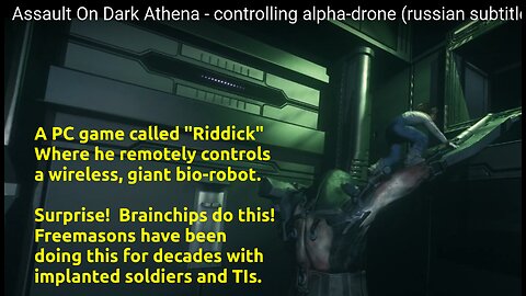Wireless MBI Bio-Robots Used As Brainchipzombies(Remote-Control) Riddick, Dark Athena
