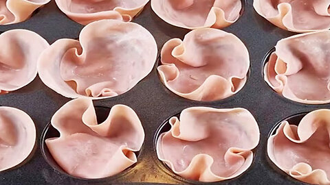 Eggs with ham so unique recipe!!!