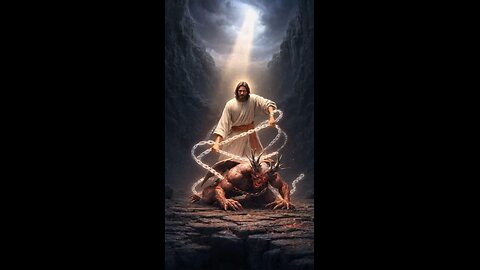 Jesus binds Satan for all eternity