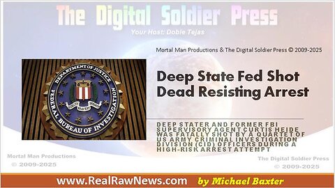 Deep State FED Shot Dead Resisting Arrest